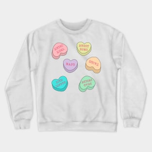 Funny Conversation Hearts Crewneck Sweatshirt